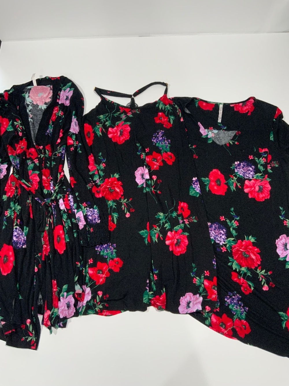 Soma 3 piece set Cool Nights Robe Chemise Sleep Shirt Pajamas